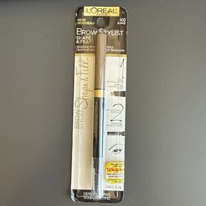 Lot x 2 L'Oréal Brow Stylist Shape and Fill Pencil 400  Blonde 3 in 1